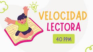 Reto de lectura: ¿Puedes leer 40 palabras por minuto? 🧠 | Ejercicio de velocidad lectora para niños