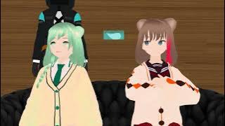 Istina and Zima hypnotized in a leaning chain