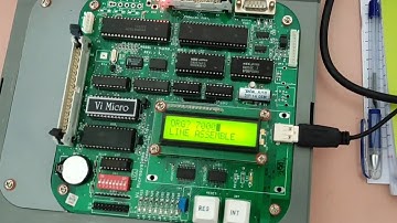 assembly language program for subtraction of two 8-bit number. 8085 microprocessor programming video