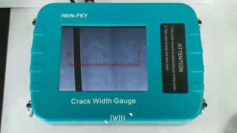 Iwin testing FKY electronic crack width gauge