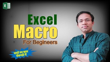 Excel macros for beginners