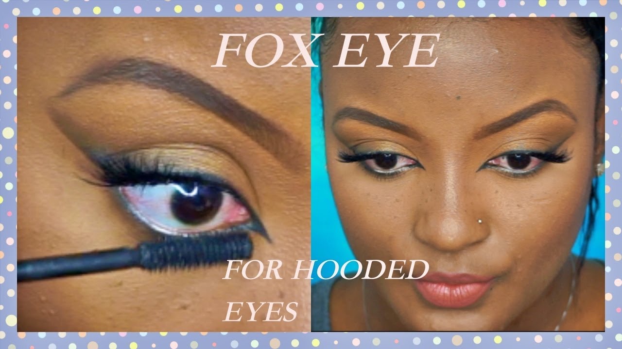 FOX EYE MAKEUP TUTORIAL (HOODED EYES) _MSKIMMYK YouTube