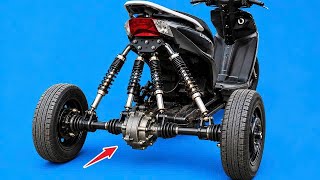 Even NASA and China Haven't Thought of This! Transform a Scooter into a Two-Way 3-Wheeler