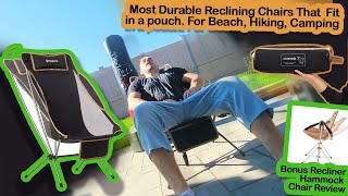 Camping Gadgets - Folding Camping Chairs that fit in a pouch - Kingcamp Hiking Backpacking Chair