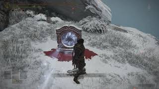 Elden Ring - Mohgwyn Palace Waygate from Inner Consecrated Snowfield