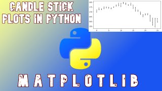 How to draw Candle stick plots in python | Candle Sticks | Python