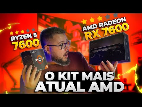 Ryzen 5 7600 e Radeon RX 7600: O KIT de "Entrada" AMD de Nova Geração!