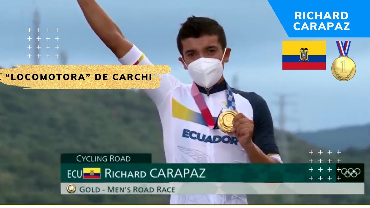 Richard Carapaz | Campeón Olimpico en ciclismo olímpico | TOKIO 2020 | MEDALLA DE ORO