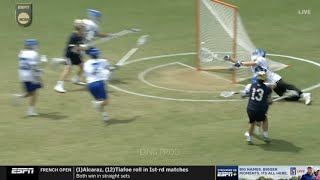 Will Helm SPECTACULAR Diving Save | Duke vs Notre Dame Lacrosse