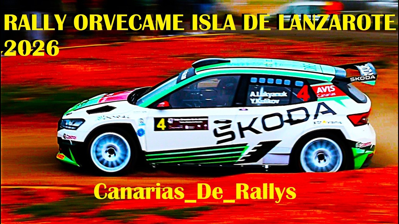 Rally Orvecame Isla de Lanzarote 2026.