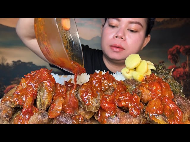 kepal ayam penyat oseng pucuk ubi jengkol muda pake nasi sambal penyet MUKBANG 