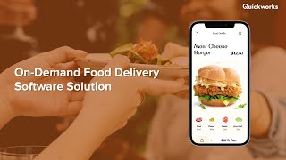 On-Demand Food Delivery Software Solution | Quickworks screenshot 5