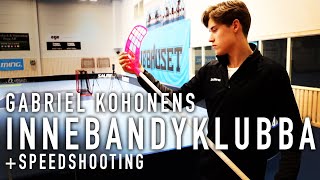 Gabriel Kohonen Innebandyklubba + speedshooting