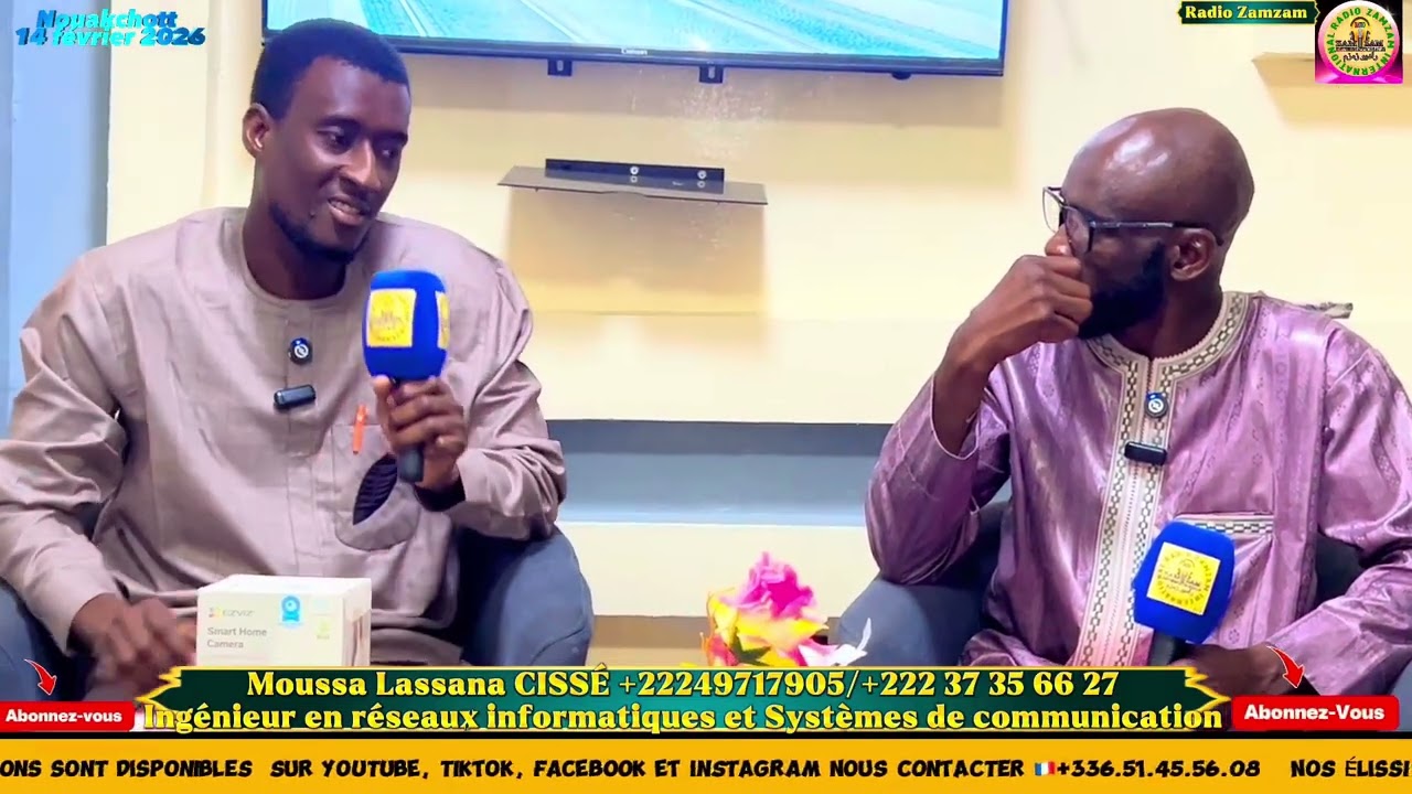 L’invité Moussa Lassana Cissé Ingénieur en réseaux informatiques et Systèmes de communication