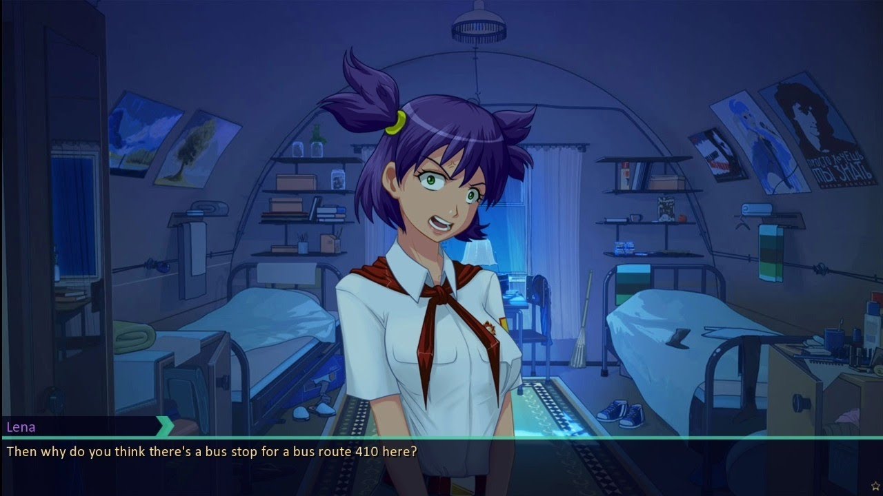 Bad Ending Festival pt 1: Lena( TW,game ending oneself) Everlasting Summer Visual Novel