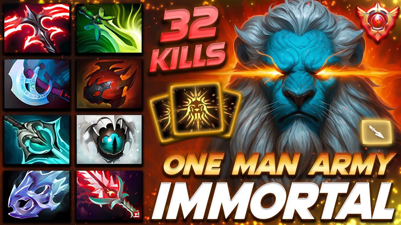 Phantom Lancer One Man Army 32 KILLS - Dota 2 Pro Gameplay [Watch ...