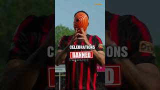 4 Banned Celebrations in Football🤯🚫 #football #soccer #shorts #j