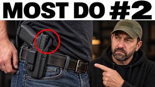 The 3 Biggest Mistakes People Make Carrying A Gun