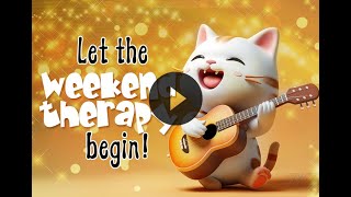 Happy Weekend Video - Happy Saturday Greetings - Cute Weekend Fun Morning Video
