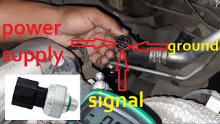 car A/C pressure switch problem || compressor not engaged || APT sensor(  A/C Pressure Transducer)