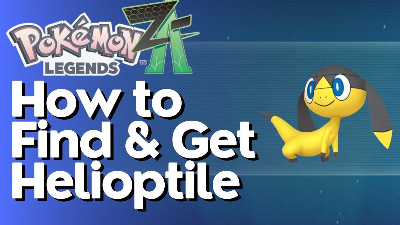 Как найти и поймать Гелиоптайла в Pokemon Legends Z-A
