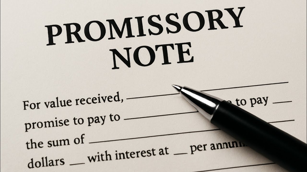 Promissory Note Explained | Banking Law 