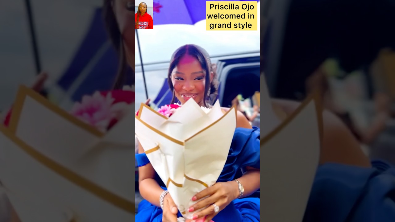 Пышный приём Присциллы Оджо на фруктовом мероприятии Life. Она выглядит просто сияющей.