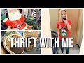 THRIFT WITH ME FOR CHRISTMAS DECOR! | GOODWILL HAUL 2018 | VLOGMAS #2