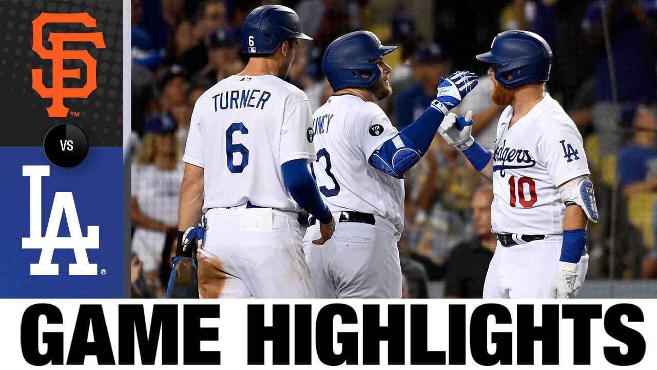 Giants vs. Dodgers Game Highlights (9/6/22) | MLB Highlights - YouTube
