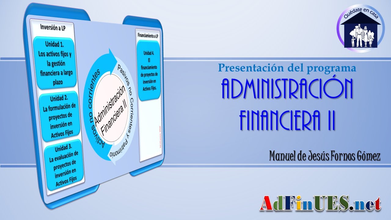 Presentación del programa de Administración Financiera II - YouTube