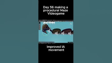 Day 56 making a procedural Maze Videogame.Play It on Itch.io:KurjusGames/TheMaze#gamedevblog#shorts