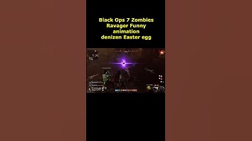 Black Ops 7 Zombies Ravager Funny animation denizen Easter egg (new special Ashes of the Damned)