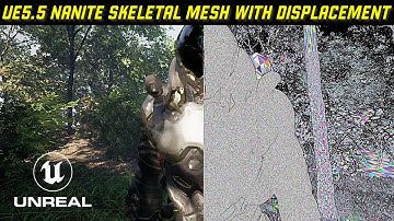 Unreal Engine 5.5 Nanite Skeletal Mesh Displacement