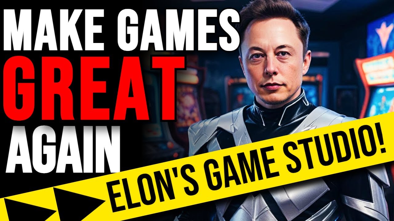 ELON MUSK'S NEW GAMING COMPANY! xAI will now MAKE GAMES GREAT AGAIN by