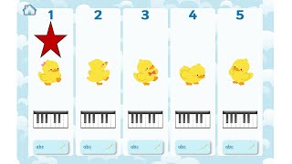 The Monster Spelling Piano app Tab 1 Words: Mapped Words - Show the Sight Word Code - Mapping HFWs