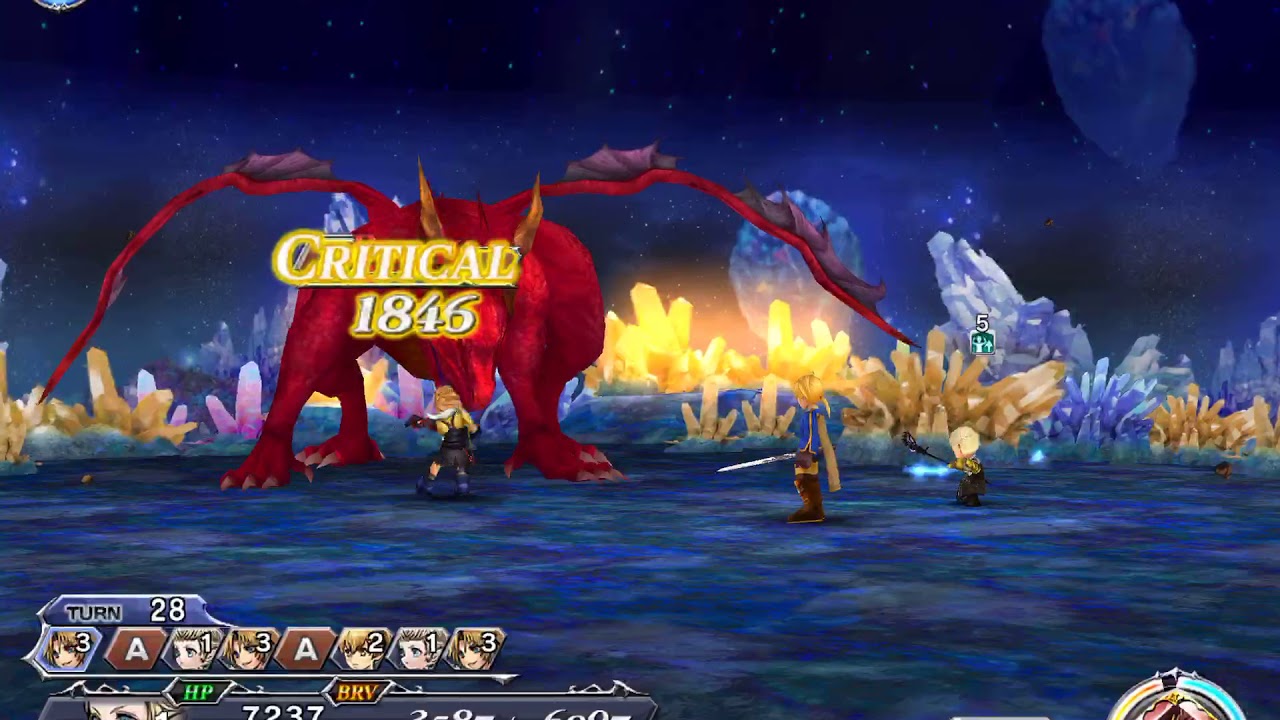 [FFDOO] Trials of the Brothers EX - Tiamat Lv. 70