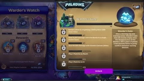 Paladins "Beach Bash" Event Pass - Trials Of The Realm: Warder