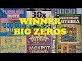 BIG ZEROS WINNER CONTINUES WITH MULTIPLIER🤑🤑🤑TEXAS LOTTERY SCRATCH OFFS GAMES