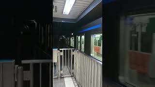 横浜市営地下鉄ブルーライン試運転到着@横浜駅