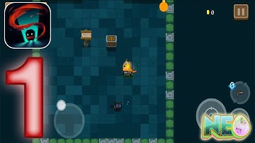 Soul Knight: Gameplay Walkthrough Part 1 - Level 1-1 - 1-2 Complete (iOS, Android)