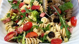 PASTA SALAD 2 WAYS: Italian Pasta Salad & Creamy Tuna Pasta Salad