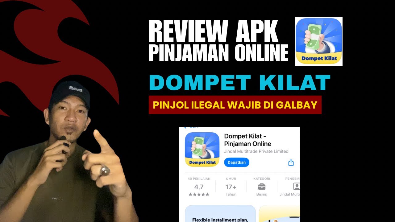 REVIEW APK DOMPET KILAT ‼️ PINJOL ILEGAL WAJIB DI GALBAY