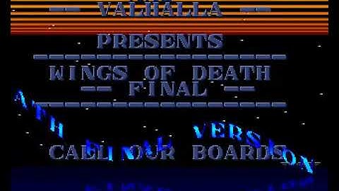 Skid Row & Valhalla   Wings of Death mp4 HYPERSPIN AMIGA INTRO CRACKTRO DEMO COMMODORE NOT MINE VIDE