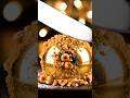 snicker Christmas Ice Cream Dome in 4K | Smooth Cut ASMR Dessert #oddlysatisfying #shorts