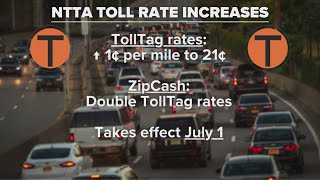 North Texas Toll Authority raising rates on toll roads