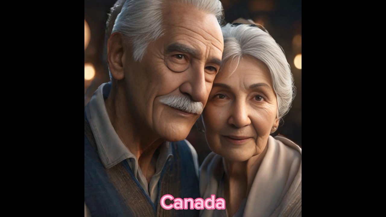 Ai Illustrates Grandpa And Grandma In Each Country Youtube