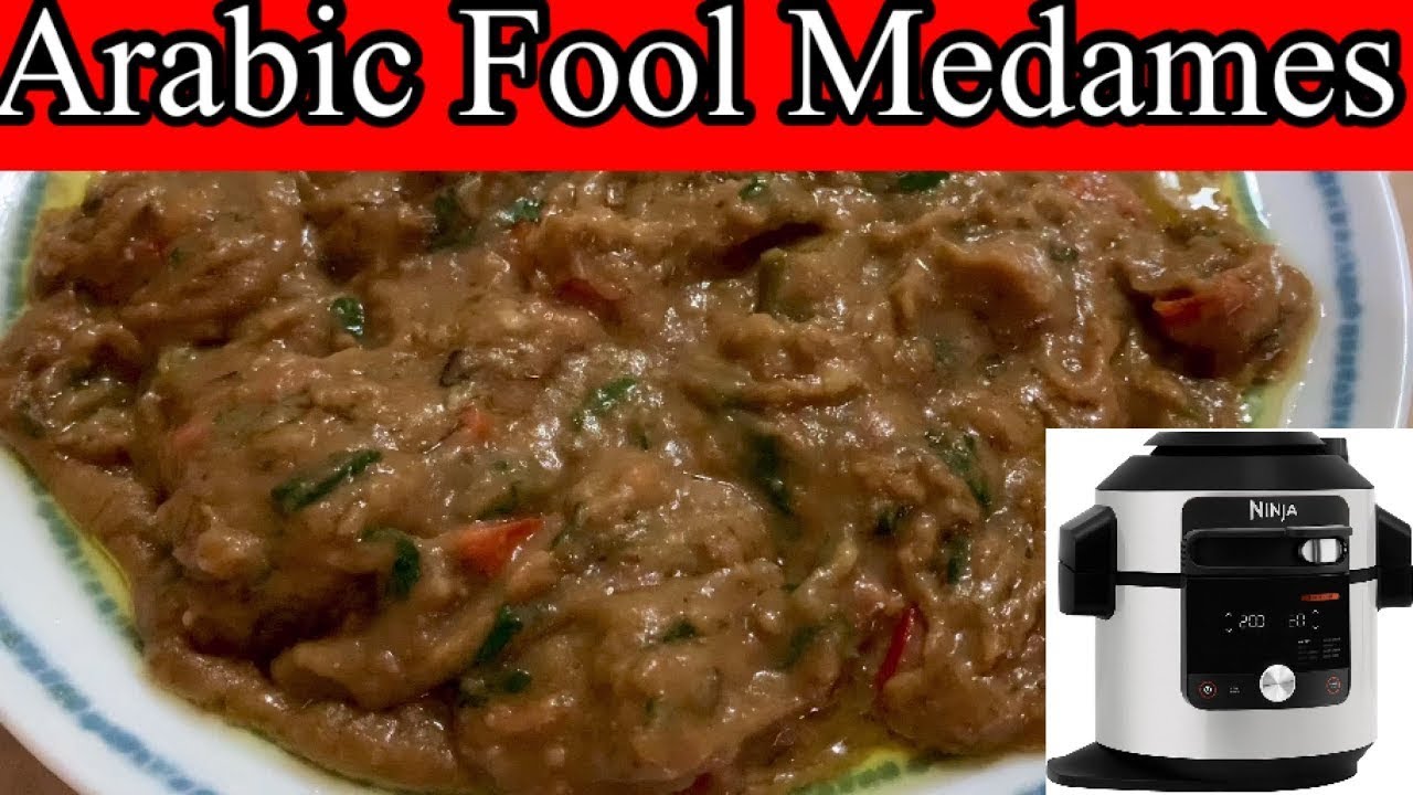 How to cook fool medames in Ninja foodi max fava beans vegetarian ...