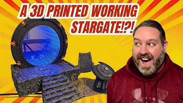 A 3D Printed Working Stargate!?!