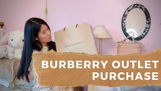 Hau Chic | Burberry Outlet Purchase | What Did I Choose As My First Burberry Item