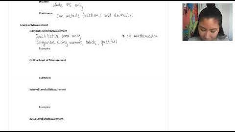 HStat 1.2 Data Classification